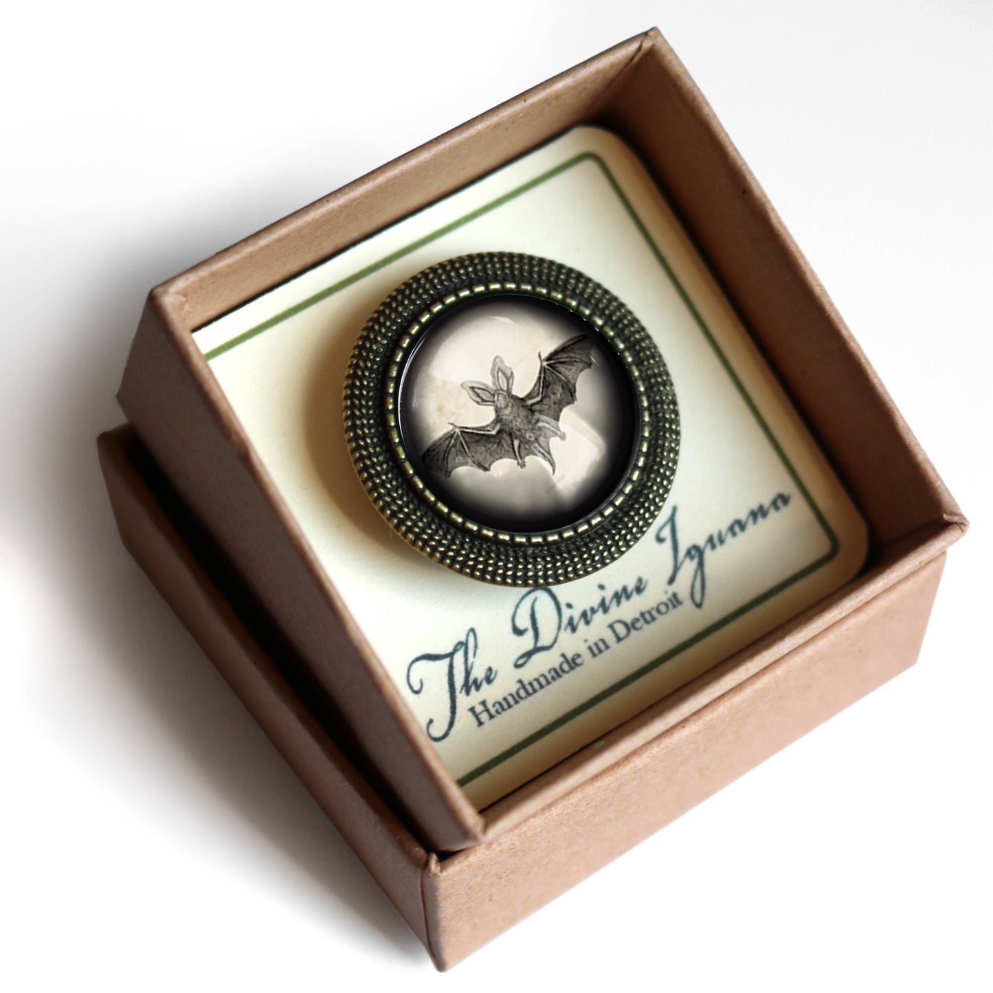 Victorian Bat Brooch